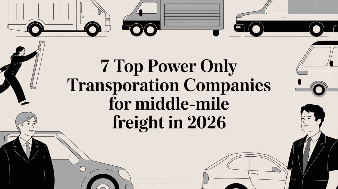 7 Top Power Only Transportation Companies for Middle-Mile Freight in 2026