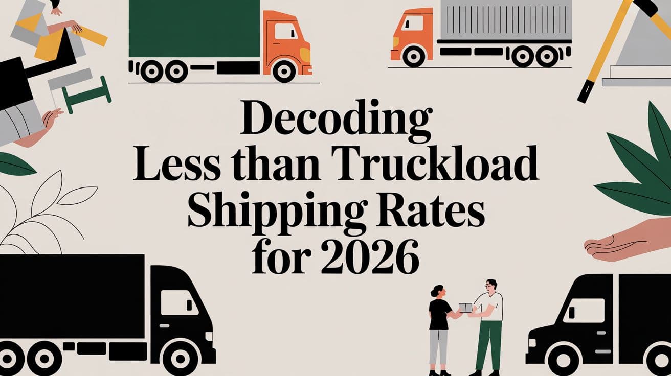 Decoding Less Than Truckload Shipping Rates for 2026