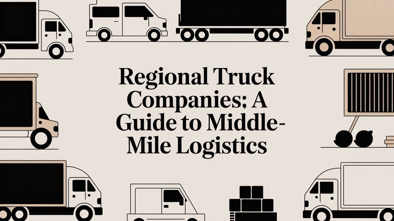 Regional Truck Companies: A Guide to Middle-Mile Logistics