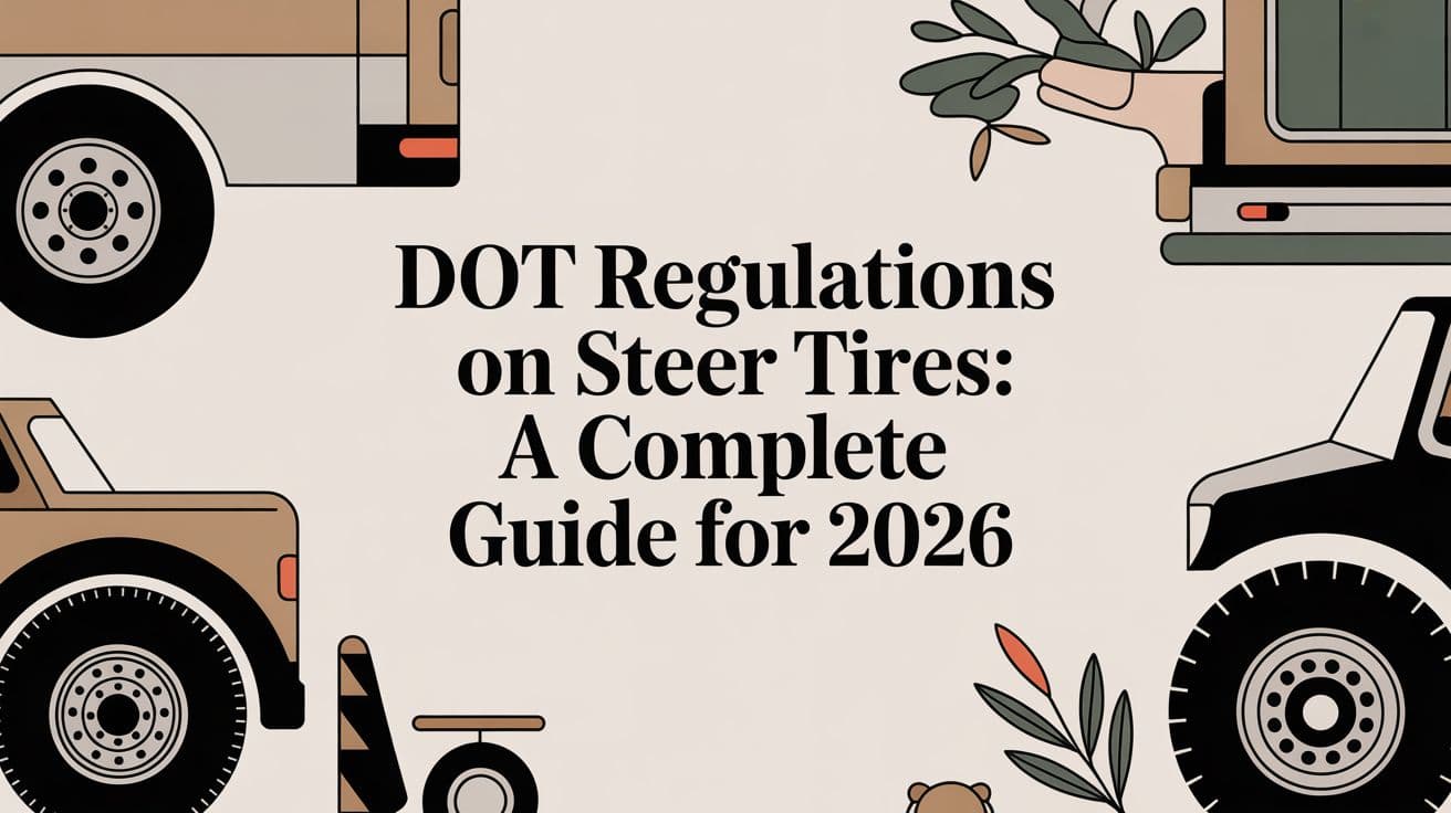 DOT Regulations on Steer Tires: A Complete Guide for 2026