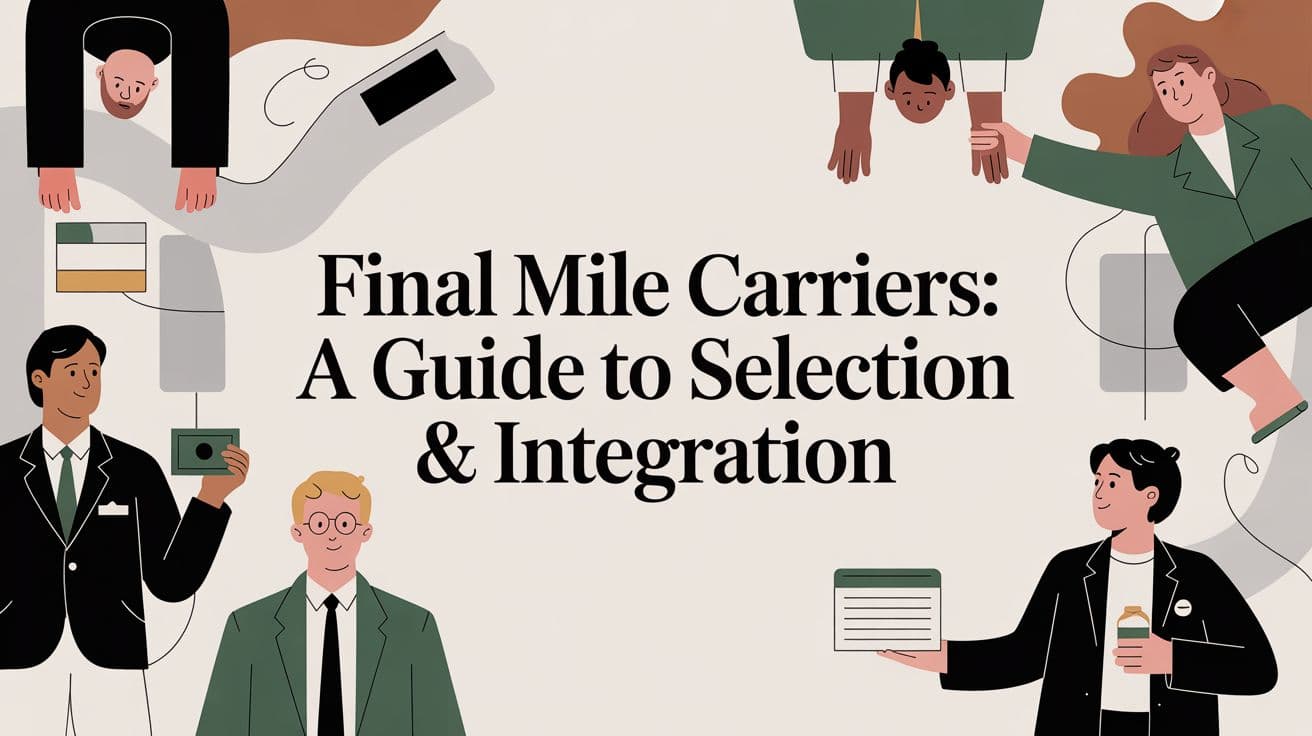 Final Mile Carriers: A Guide to Selection & Integration