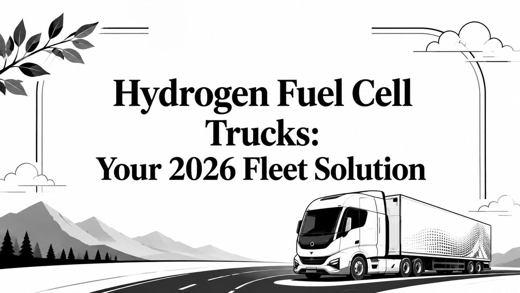 Hydrogen Fuel Cell Trucks: Your 2026 Fleet Solution