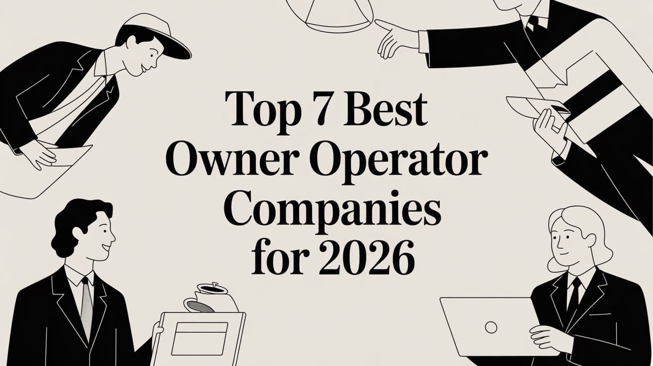 Top 7 Best Owner Operator Companies for 2026