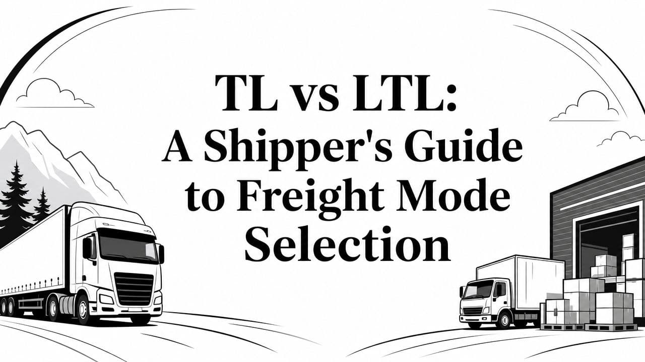 TL vs LTL: A Shipper's Guide to Freight Mode Selection