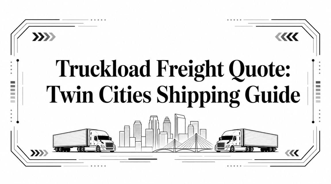 Truckload Freight Quote: Twin Cities Shipping Guide