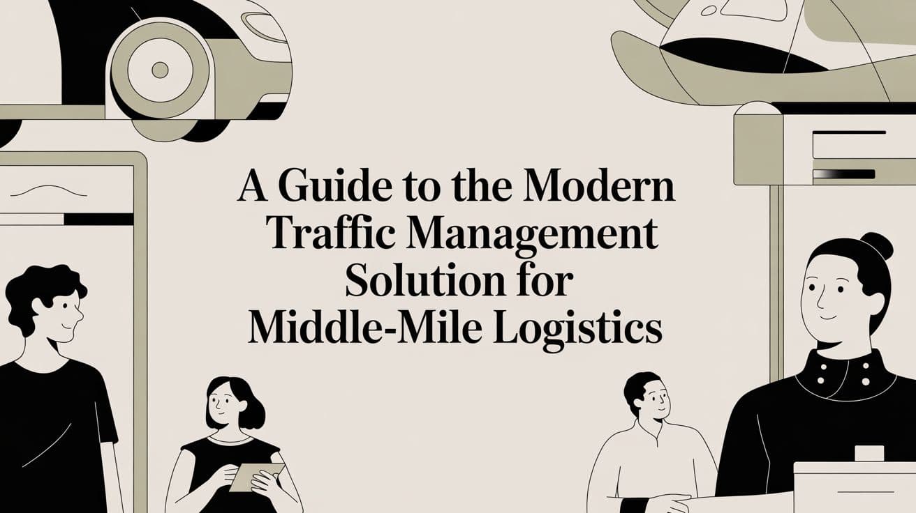 A Guide to the Modern Traffic Management Solution for Middle-Mile Logistics