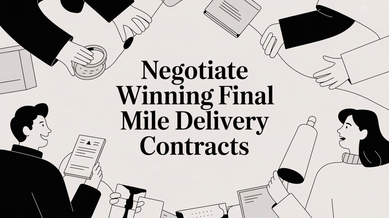 Negotiate Winning Final Mile Delivery Contracts
