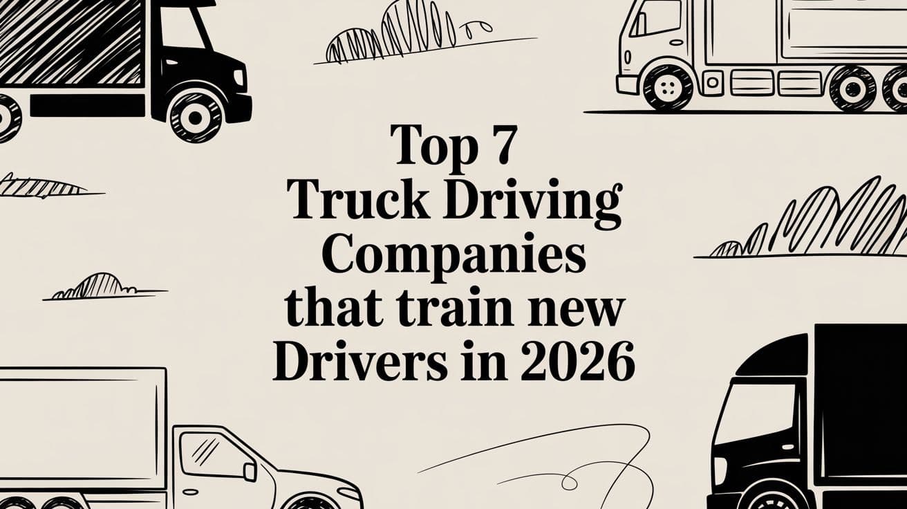 Top 7 Truck Driving Companies That Train New Drivers in 2026