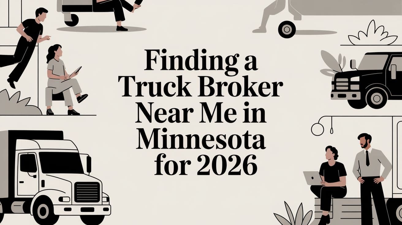 Finding a Truck Broker Near Me in Minnesota for 2026