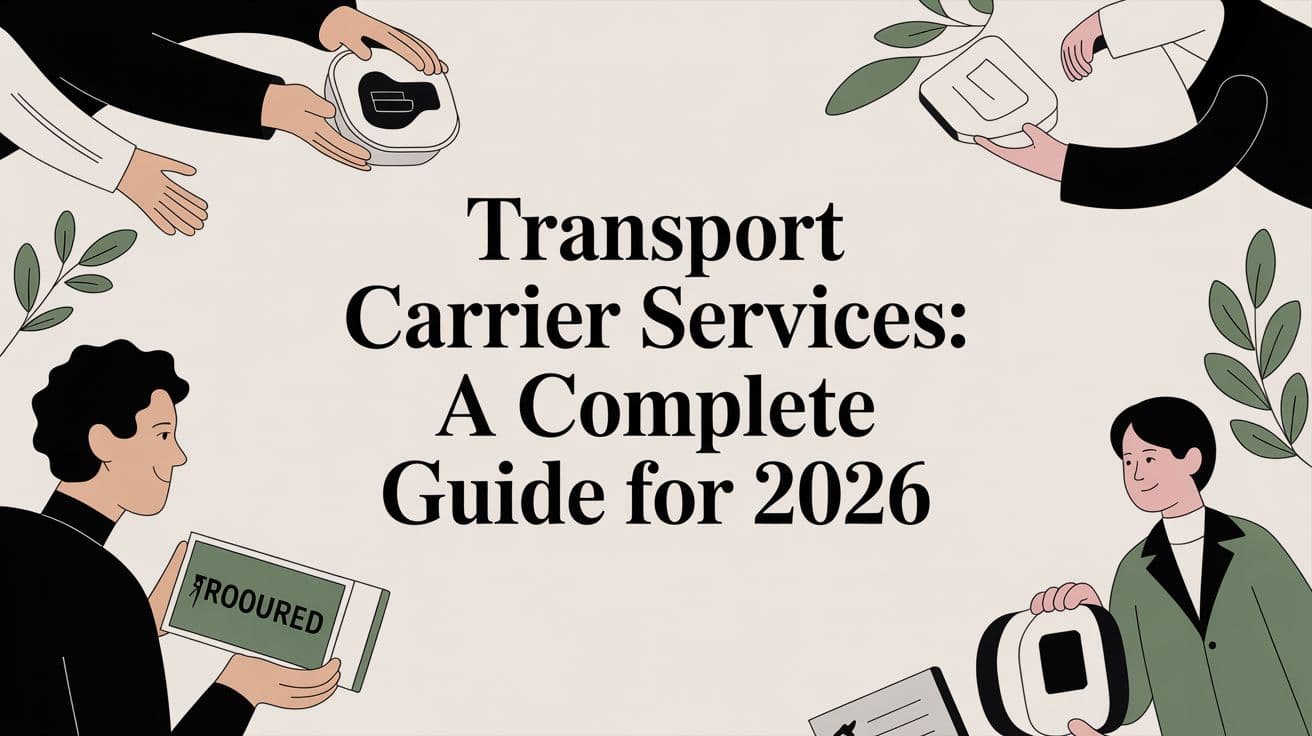 Transport Carrier Services: A Complete Guide for 2026