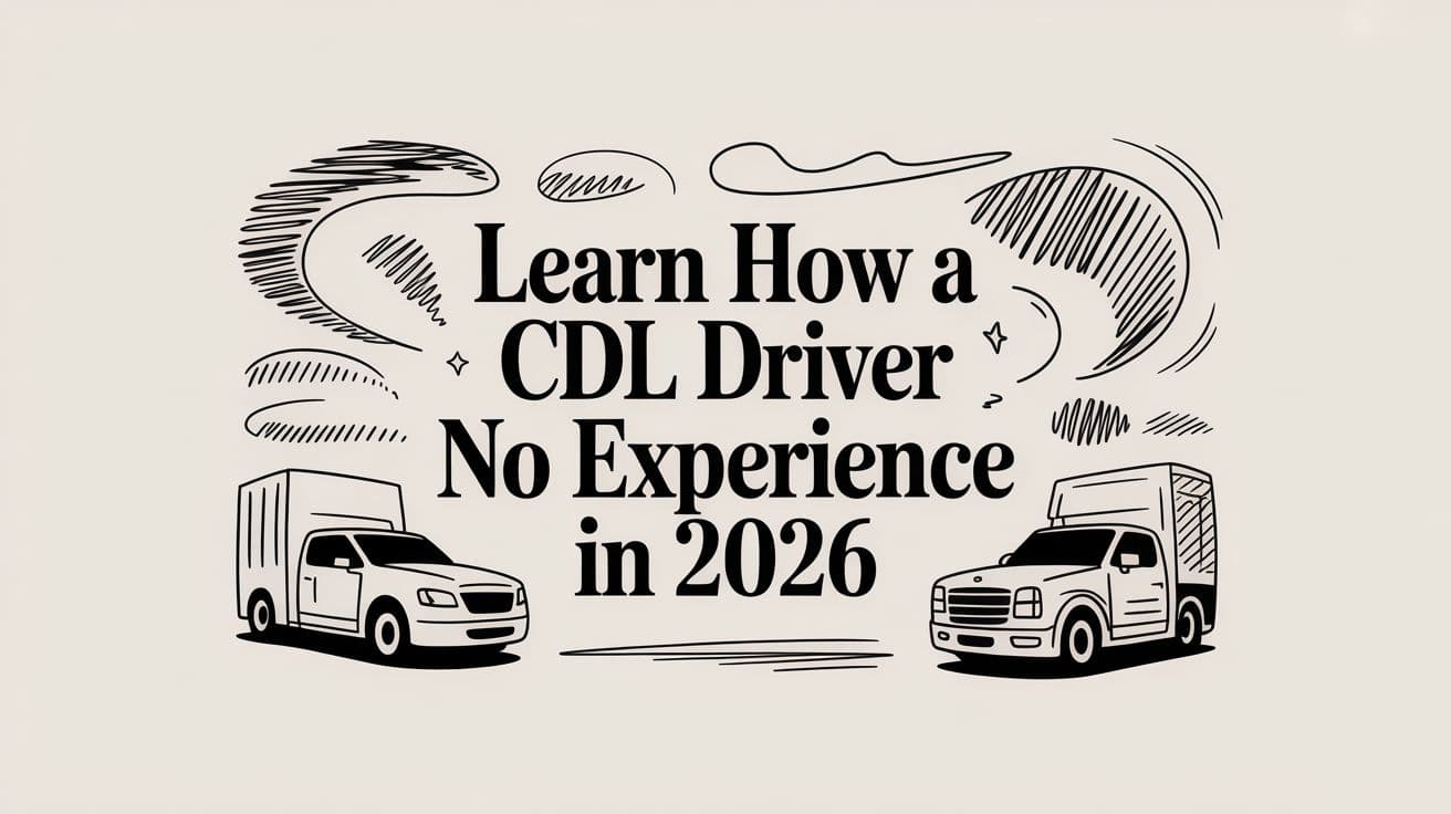 Learn How a cdl driver no experience in 2026