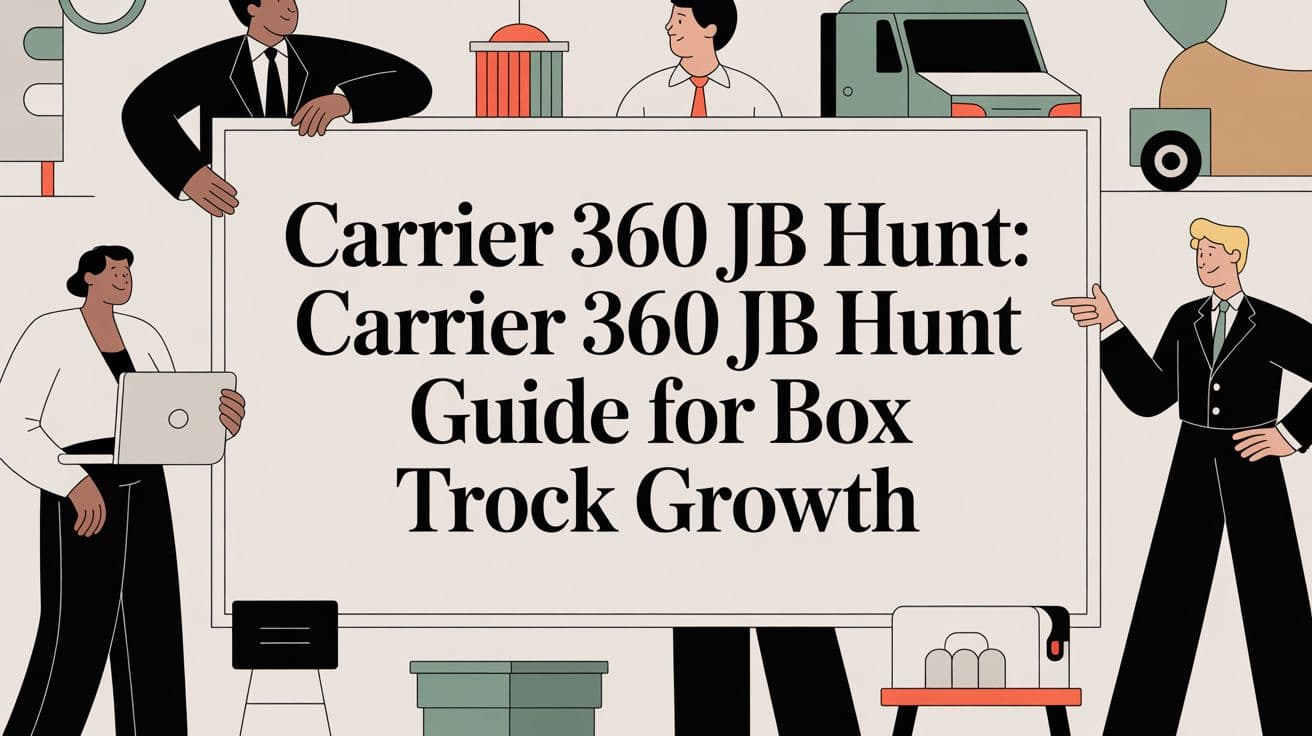 Carrier 360 JB Hunt: carrier 360 jb hunt Guide for Box Truck Growth